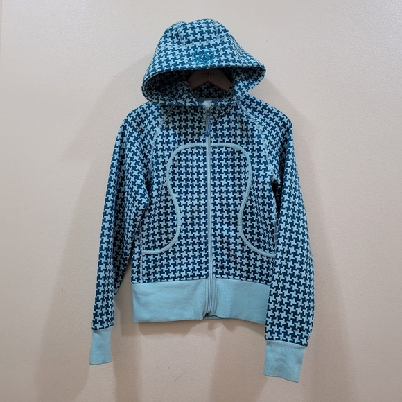 Lululemon scuba hooded limited Edition Geometric print - Picture 1 of 7